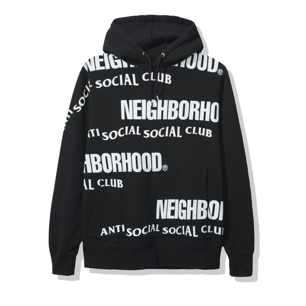 ASSC x Neighborhood Quivering Hoodie - Black